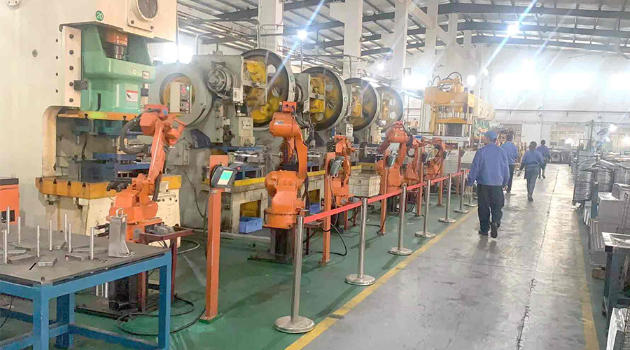 揭秘金環(huán)電器滾筒干衣機沖壓自動化生產是如何進行的？